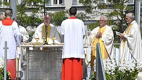 Seligsprechung von Pater Philipp Jeningen SJ in Ellwangen / Eichstätter beim Festgottesdienst